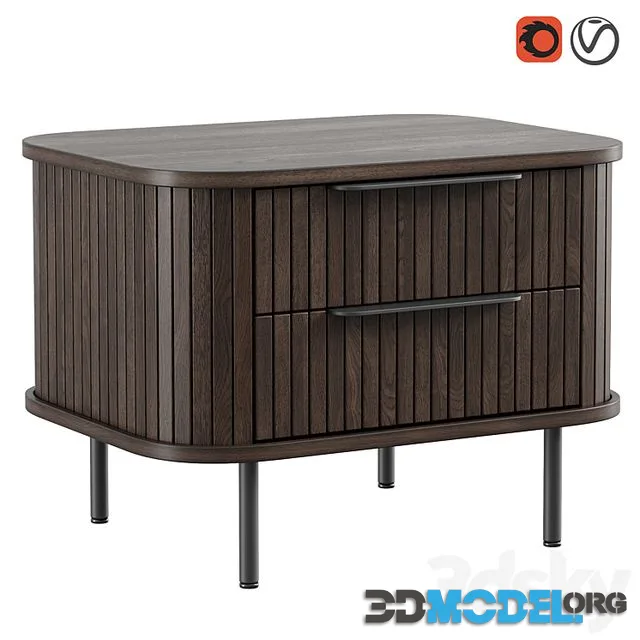 Glide bedside table by Dantone Home