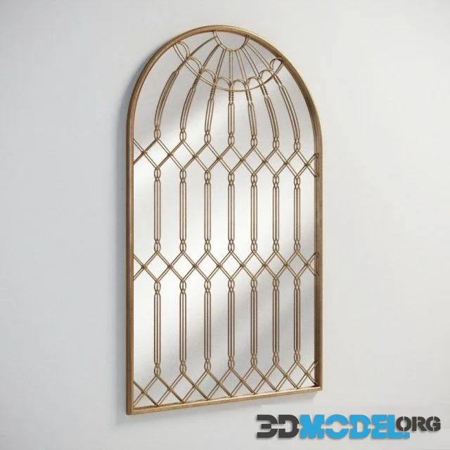 Gramercy Home - iron cage mirror 1-5302