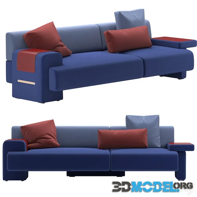 Haymann sofa with pillows