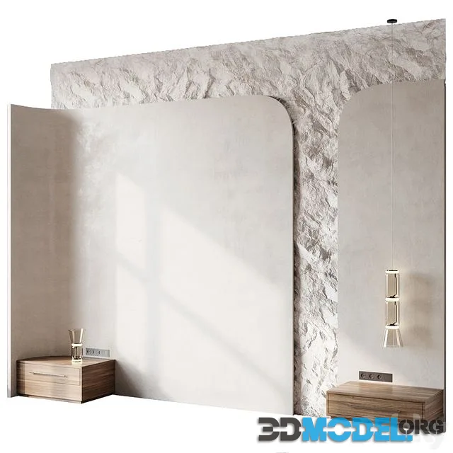 Headboard 3d Wall Panel 04