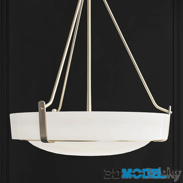 Hinkley Hathaway Heritage Brass Bowl Pendant Light