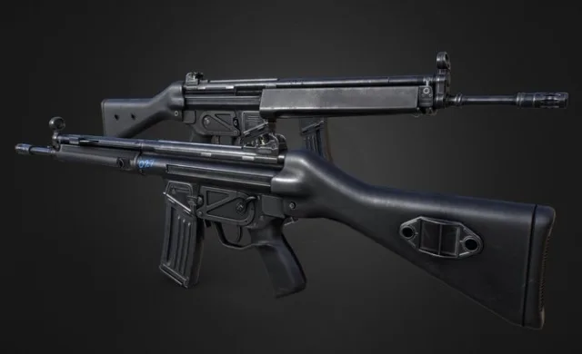 HK33 A1A2 Assault Rifles (Game Ready)