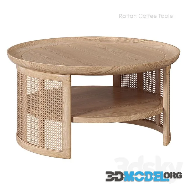 Homary Rattan coffee table