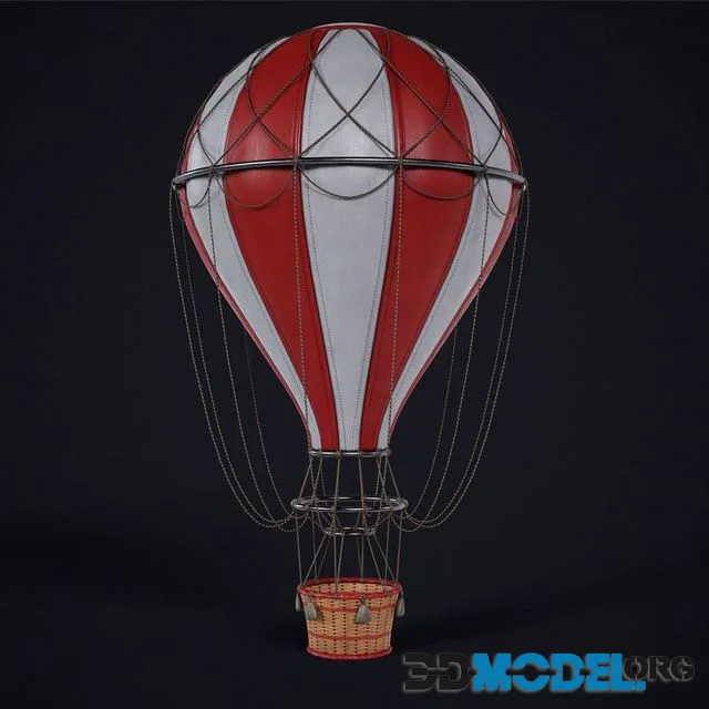 Hot Air Ballon Low-poly (PBR)