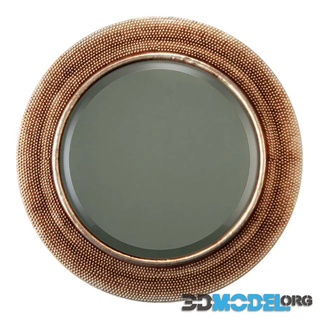 Howard Elliott Collection yukon champagne silver mirror
