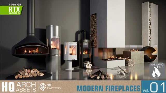 HQ Fireplaces Vol. 1