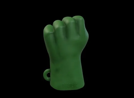 Hulk Fist Keychain (PBR)