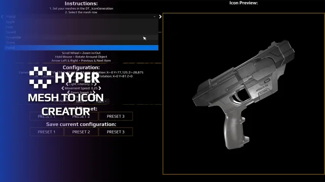 Hyper Mesh to Icon Creator V2