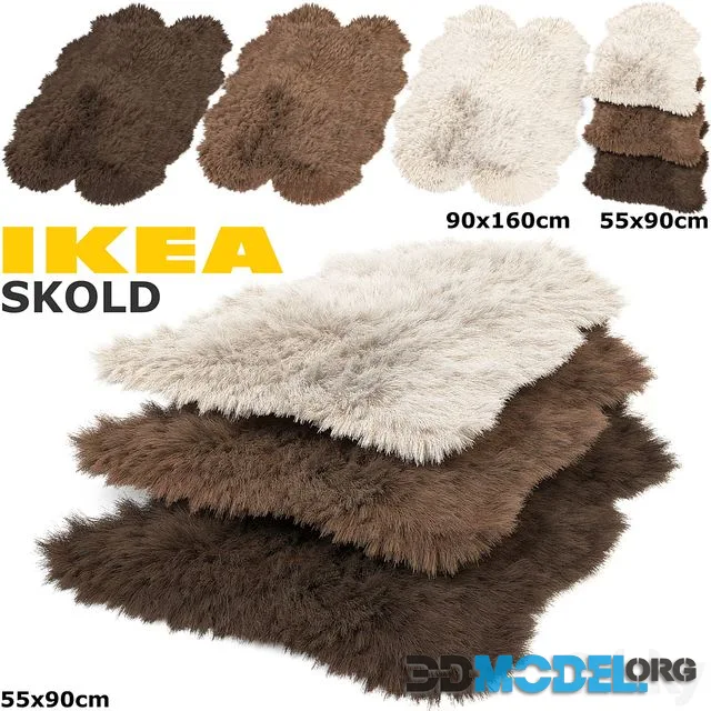 IKEA SKOLD (SKOLD) RUGS SET