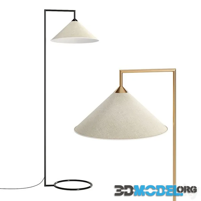 Iris floor lamp