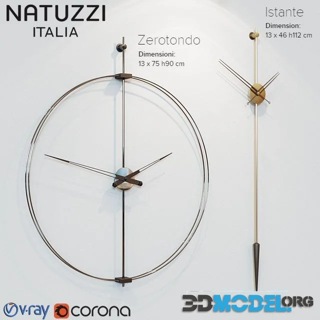 Istante natuzzi clock