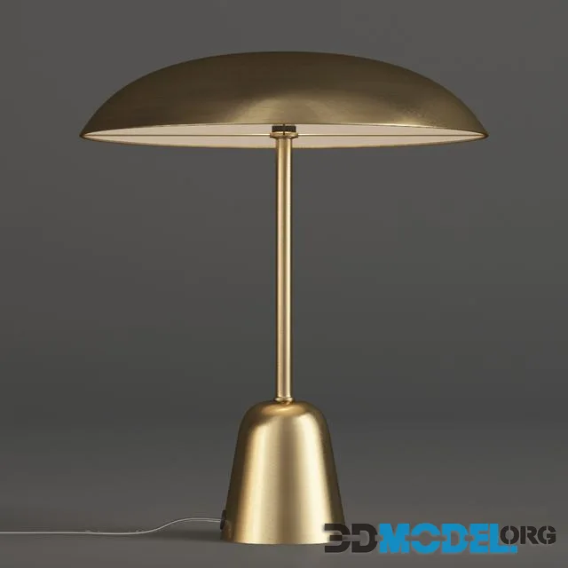 John Lewis LED Table Lamp Satin Brass
