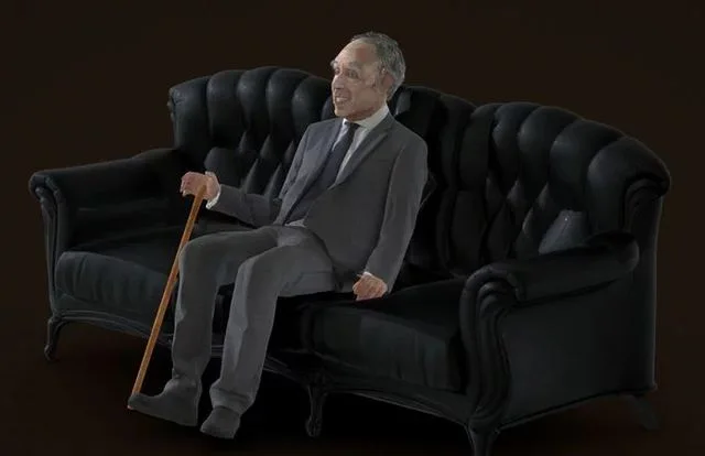 Jorge Luis Borges Low-poly (PBR)