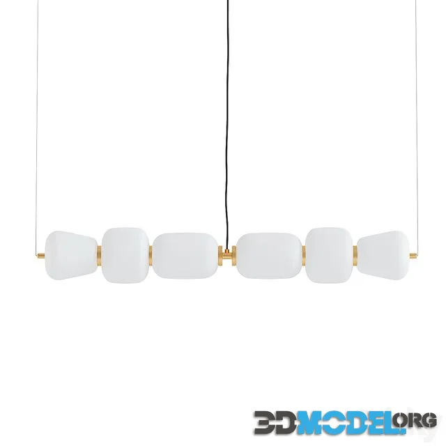 Kace 2 Light Kitchen Island Linear Pendant