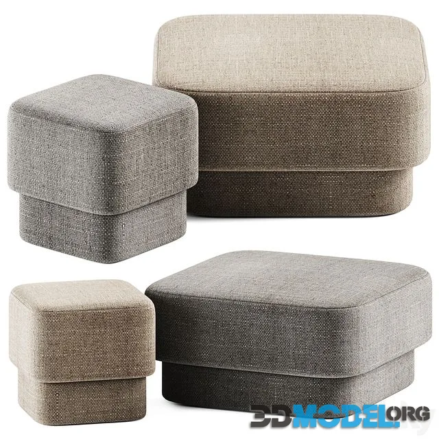 Kate Square Pouf by Domkapa