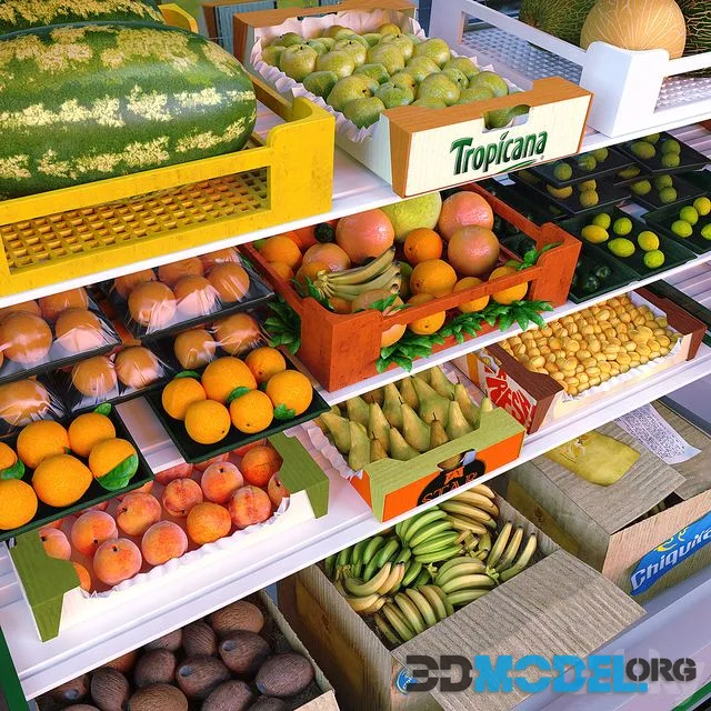 kit environment for the store fruit department