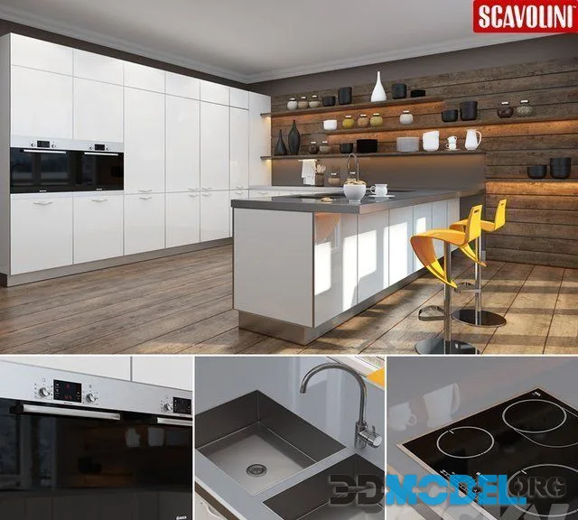 Kitchen set Scavollini Crystal