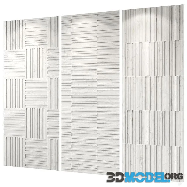 Lithos Design marble wall panel Barcode Zero