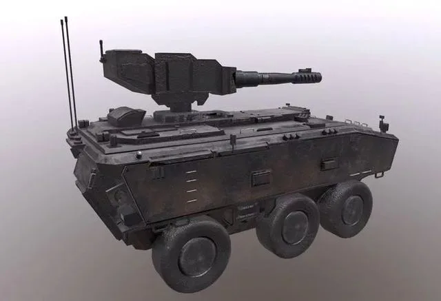 Low Poly Tank armoured vehicle (PBR)