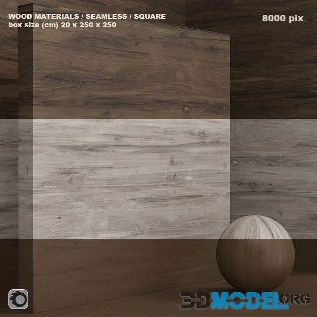Material wood solid veneer (seamless) – set 60