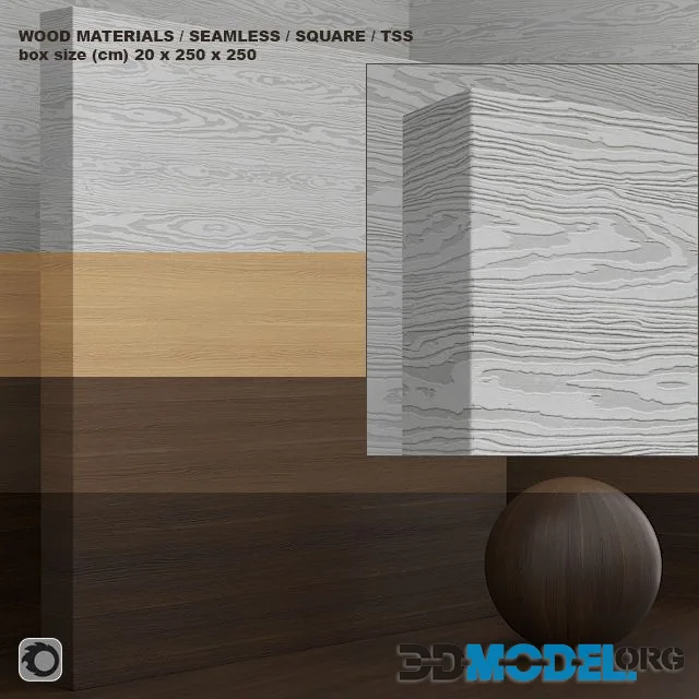 Material wood TSS plate CLEAF (seamless) – set 57