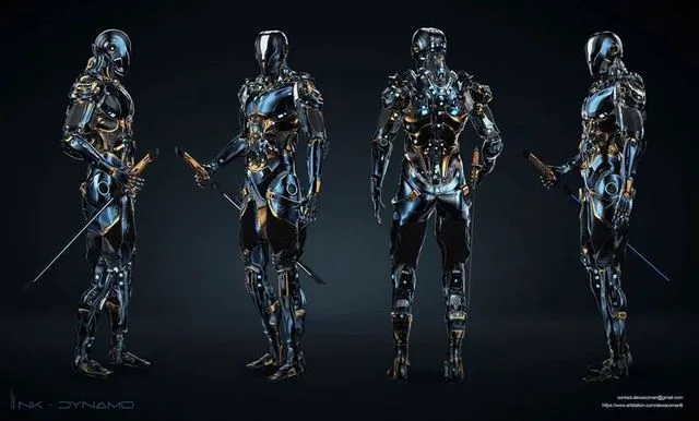 Mech Character – Dynamo Low-poly (PBR)