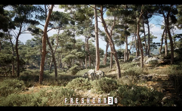 Mediterranean Island Pack (Island Environment - Pine Forest Island - Forest)