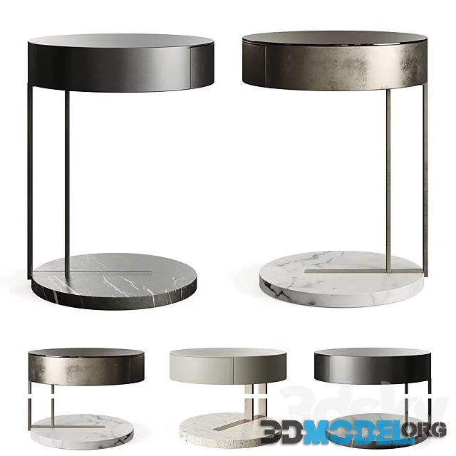 Meridiani Ralf Night Table by Andrea Parisio
