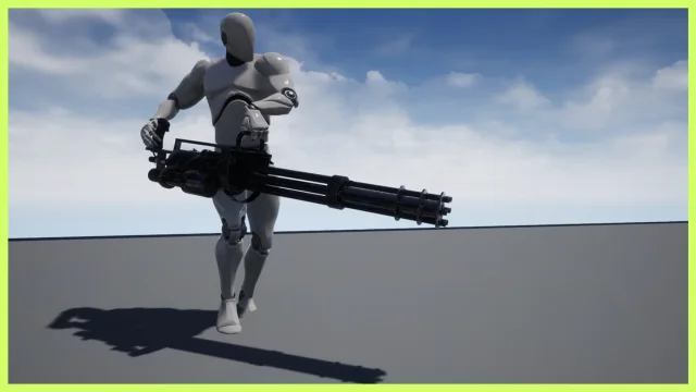 Minigun Animation Set
