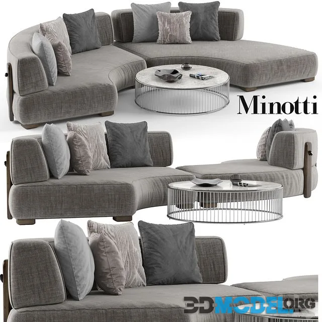 Minotti Florida sofa set 1