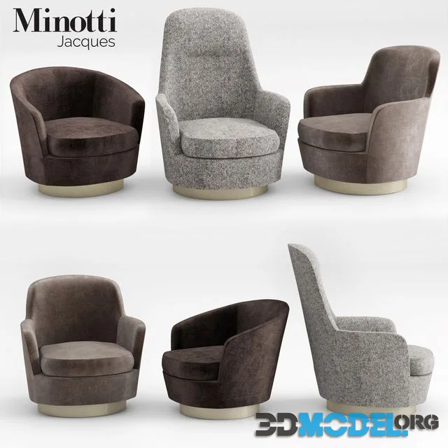Minotti Jacques Armchairs collection