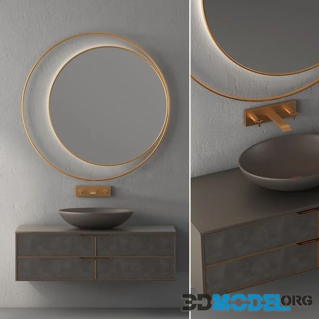 Modern Bathroom Cabinet No. 104