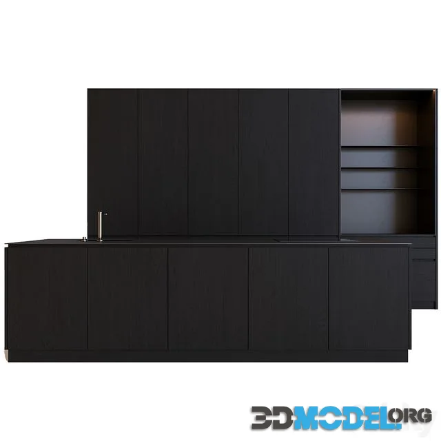 Modern kitchen 19 (Faucet RITMONIO E0CU280, Sink BRADANIT 51U, tove MIELE KM6320