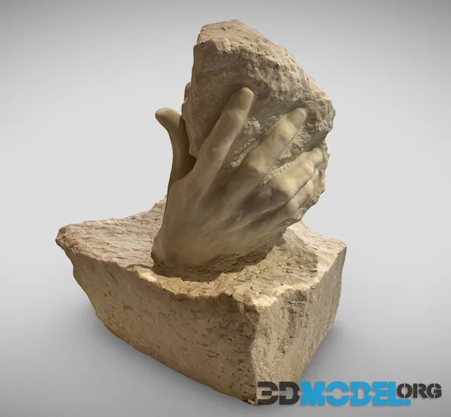 Musee Rodin Hand Of God 3D Scan (PBR)
