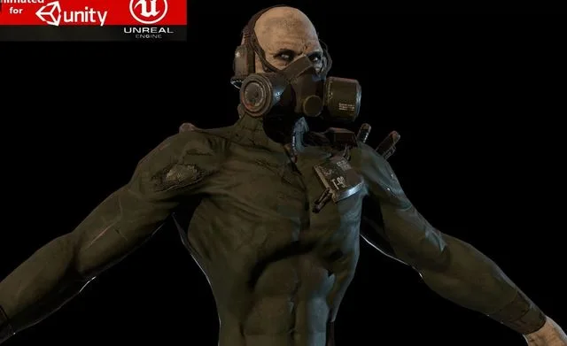 Mutant1 zombie (PBR)