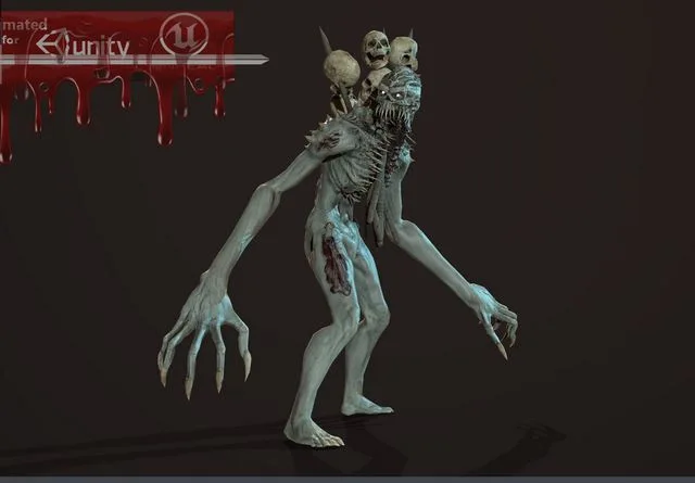 mutant3 humanoid running (PBR)