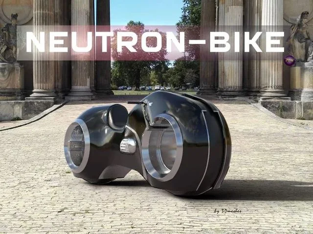 Neutron Bike low-poly (PBR)
