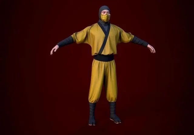 Ninja Color Pack Low-poly (PBR)