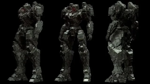 NOVA STRIKER X-15 – Assault Combat Robot Low-poly (PBR)