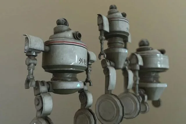 Observer 3 Robot Modelling Low-poly (PBR)