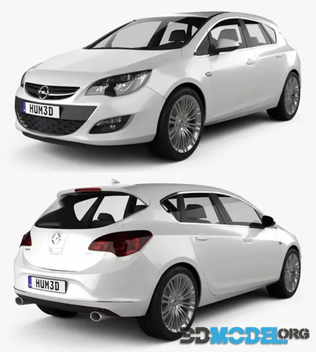 Opel Astra J hatchback 5-door 2012