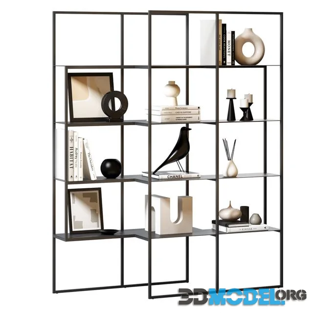 Optic Metal Bookcase by Bonaldo