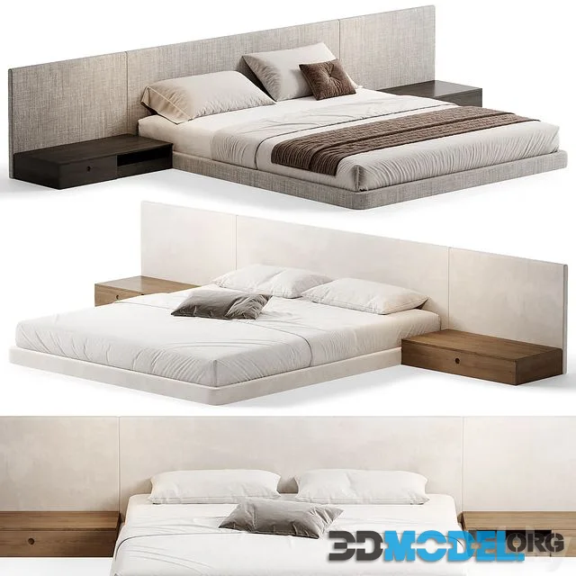 PALISSANDRE Modern Bed, Double bed 01