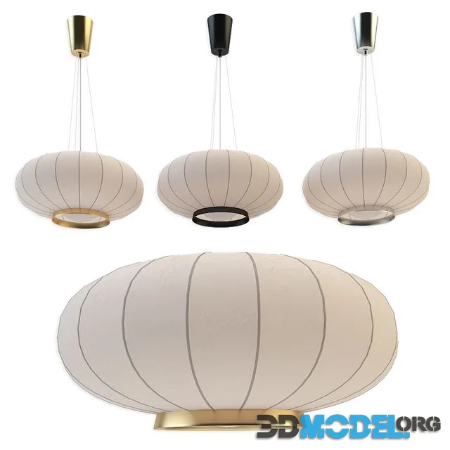 Paper Moon Medium Hanging Shade Circa