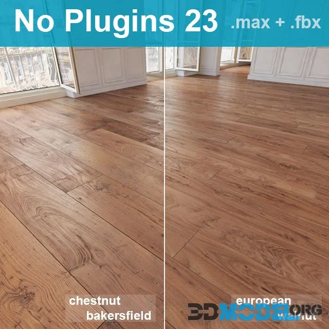 Parquet 23 (2 species, without the use of plug-ins)