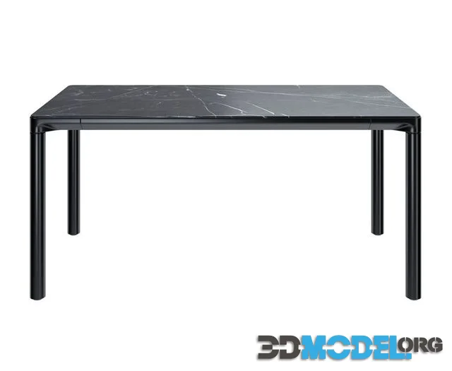 Piloti Alu Coffee Table by Fredericia
