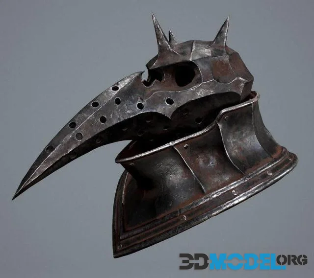 Plague Knight Helmet (PBR)