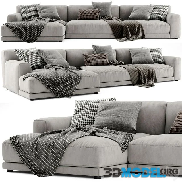 Poliform Paris Seoul Chaise Longue Sofa 02
