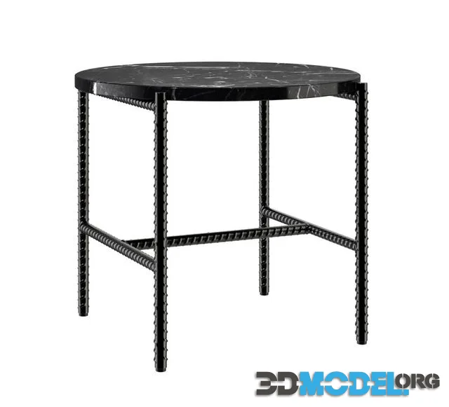 Rebar Side Table Round by Hay