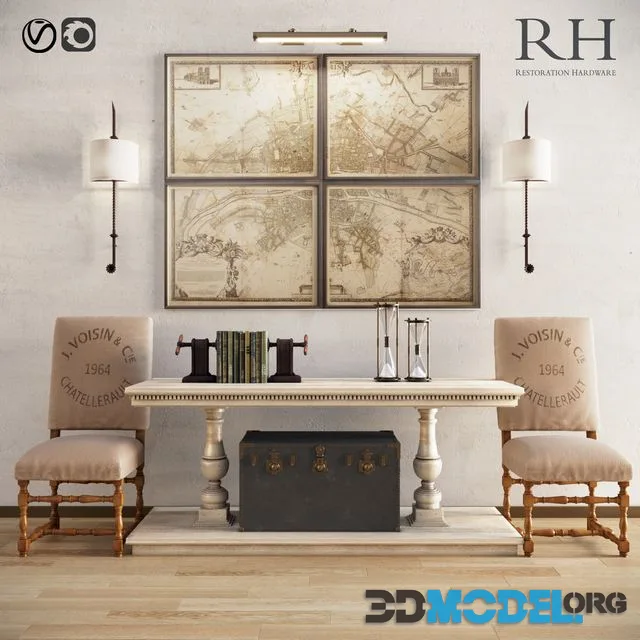 Restoration hardware decor set